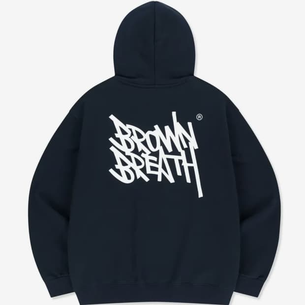 브라운브레스 후드티 네이비 S