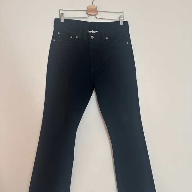 강정석 25ss 부츠컷 블랙 34