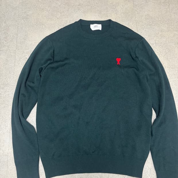 아미 스몰로고 니트