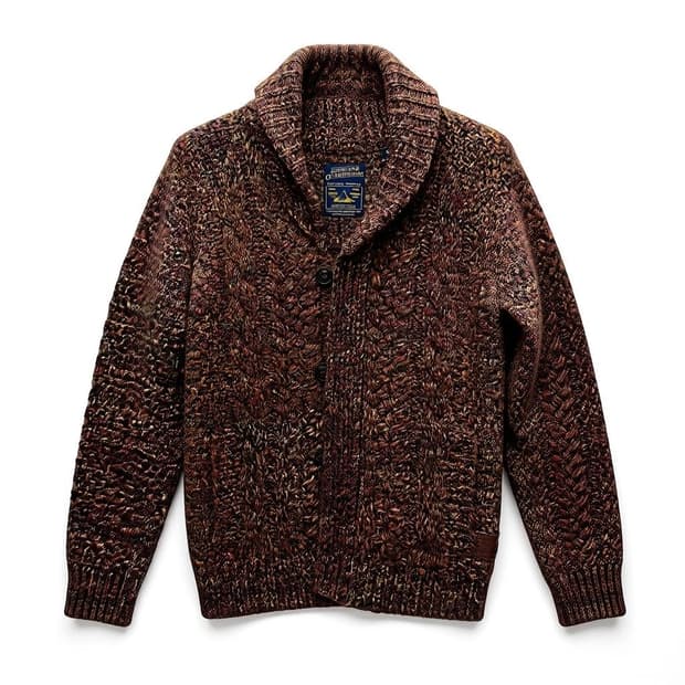 GENUINE OUTERWEAR 스카치앤소다 숄카라 집업 가디건 M