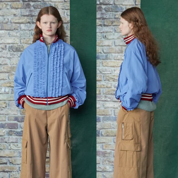 언더커버 러플 자켓