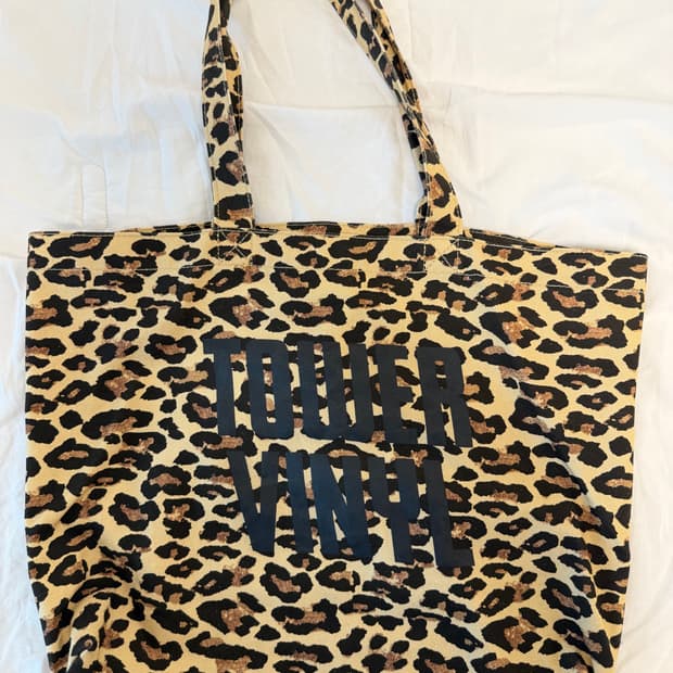 타워레코드 레오파드 에코백