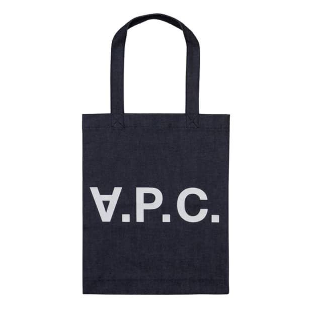 A.P.C 아페쎄 로르 토트백 블루 데님 에코백