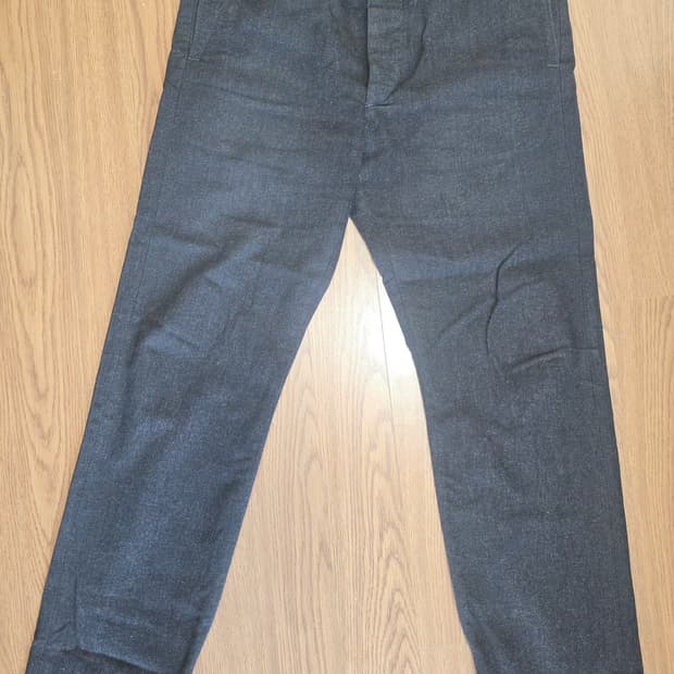 ​[RRL] 인디고 블랙 워크 데님 팬츠 (34x32 )