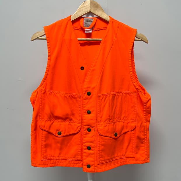 [36] USA made FILSON 필슨 빈티지 헌팅 베스트 오렌지