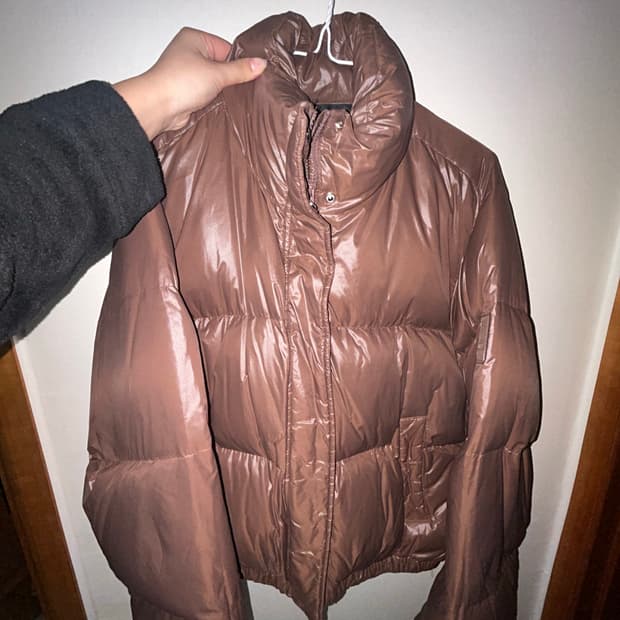 프랭크스톤 갈색 숏패딩