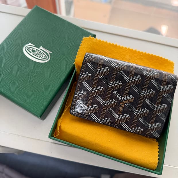 고야드 말제르브 명함지갑 블랙