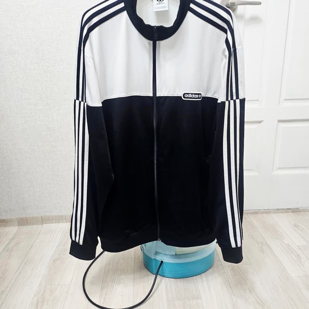 (110)2XL ☆초희귀☆ 아디다스 파이어버드 스플릿 [흰검] 트랙탑져지