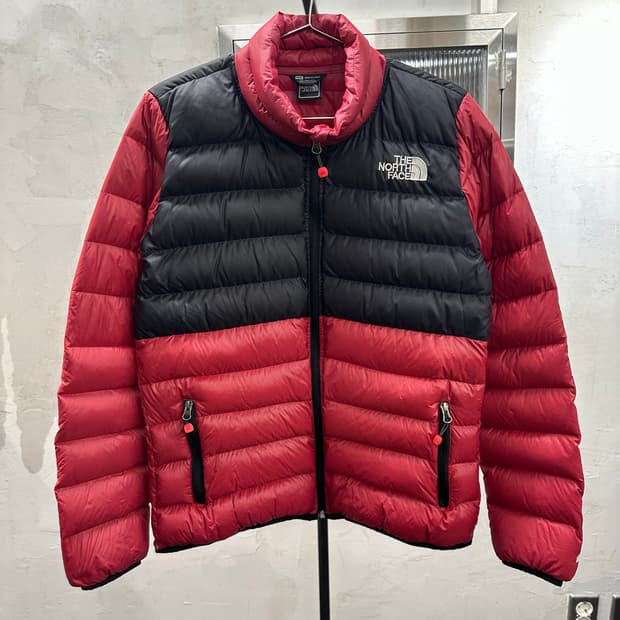노스페이스 눕시 800 검빨 경량패딩 M