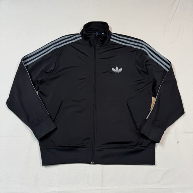 XL) 아디다스 파이어버드 져지 트랙탑 집업 블랙 그레이 W18