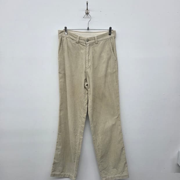 쇼트 코듀로이 골덴 바지 허리32인치