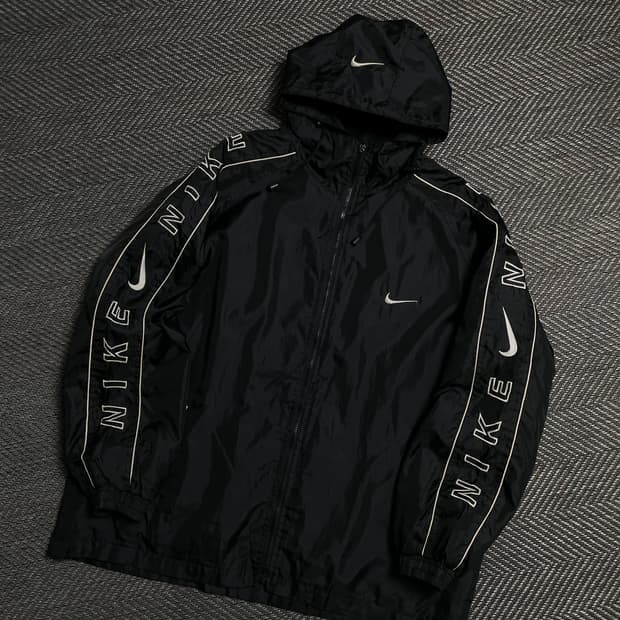 00s 나이키 올드스쿨 빅스우시 멀티로고 후디 바람막이y 5099