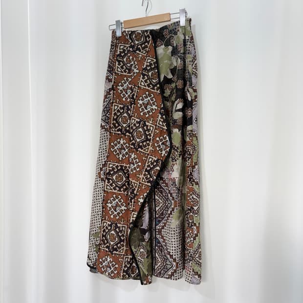 vintage pattern skirt