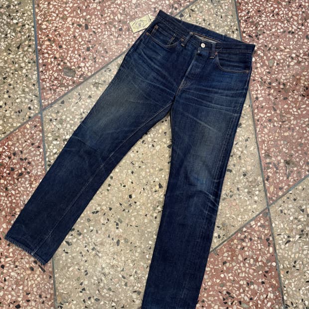 웨어하우스 900 슬림 스트레이트 데님 (31)