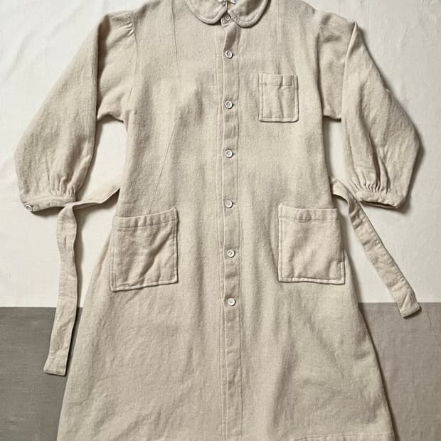 Tao comme des garcons 축융 울 셔링 롱코트 꼼데가르송