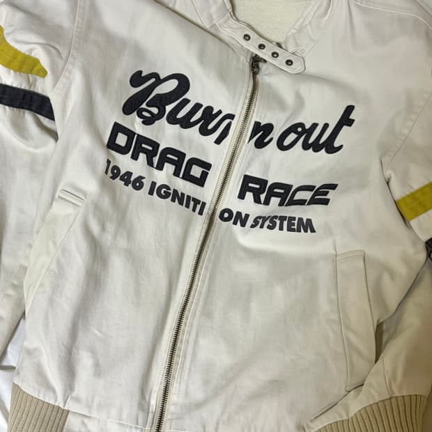 미국빈티지 코튼 봄버자켓