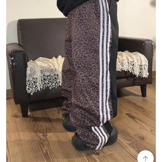 레오파드 트레이닝팬츠