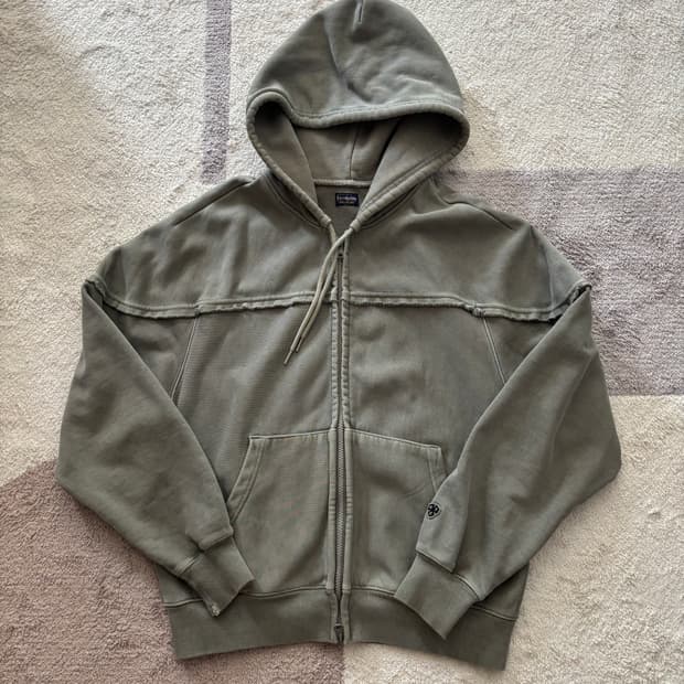 헤리티지플로스 피그먼트 후드집업