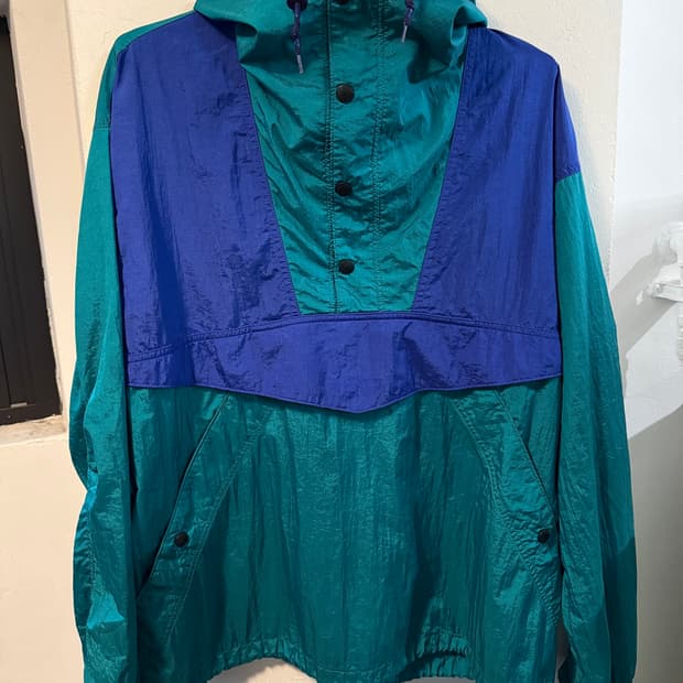90s Columbia 컬러블록 아노락 USA 