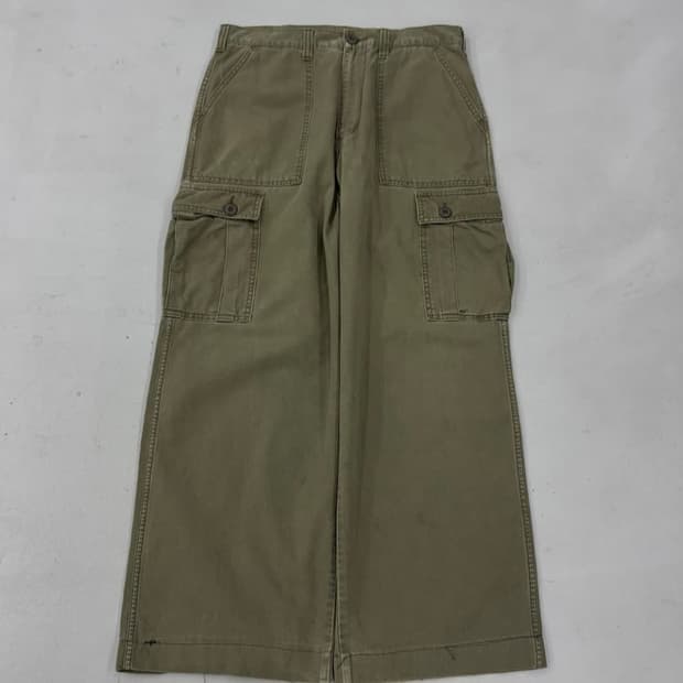 Schott 쇼트 밀리터리 와이드 탄창 포켓 카고팬츠