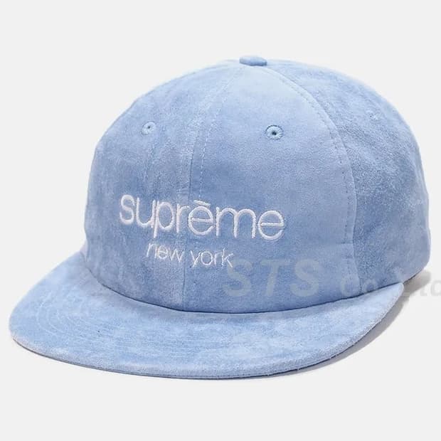 슈프림 스웨이드 클래식 로고 6패널 캡 Supreme Suede Cap