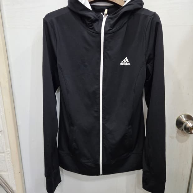 105,XL)) adidas 아디다스 얇은 후드 져지! 옷상태 굿굿굿!