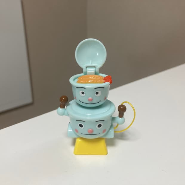 호빵맨 새우튀김 덮밥맨 피규어 키링