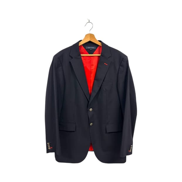 (L) 타미힐피거 프레피 메탈버튼 클래식 싱글 투버튼 블레이저 OB-00