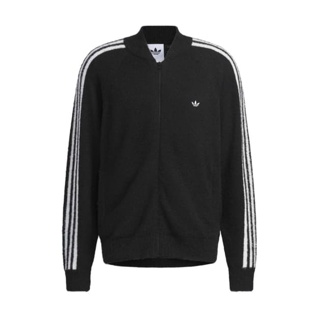 아디다스 니트 슈퍼스타 트랙탑 블랙 저지