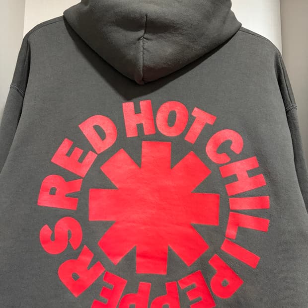 빈티지 Early 2000s 레드 핫 칠리 페퍼스 RHCP 밴드 후디