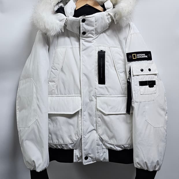 내셔널지오그래픽 타루가 구스다운 패딩 L