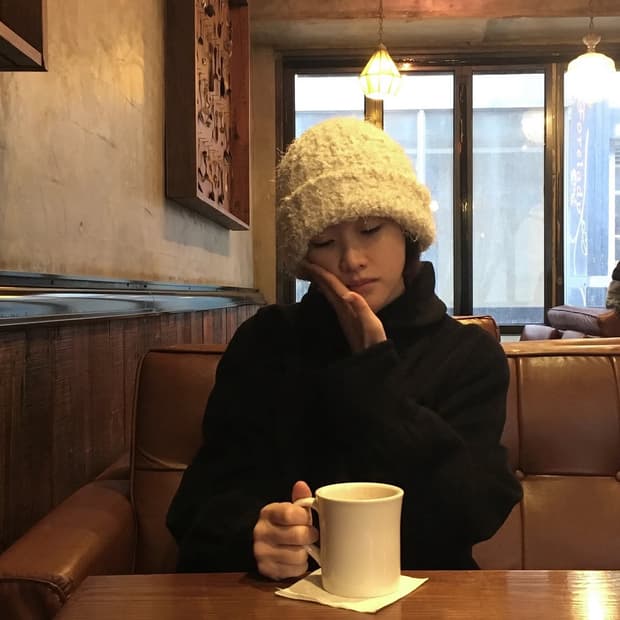 어썸니즈 비니 그린 (쉬이즈큐트 현아님 착용)