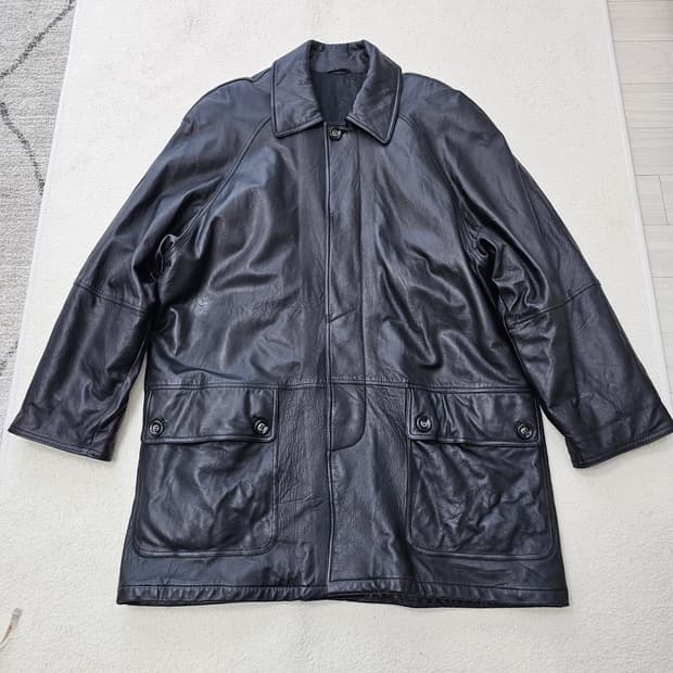 52 XL 남자 베라펠레 천연가죽 자켓 가죽코트
