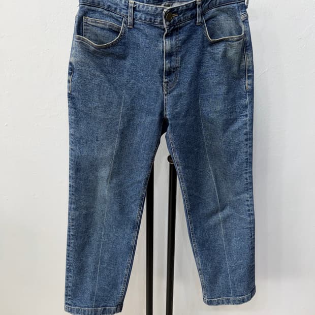 정품) 솔리드옴므 로고 청바지 50(32-33)