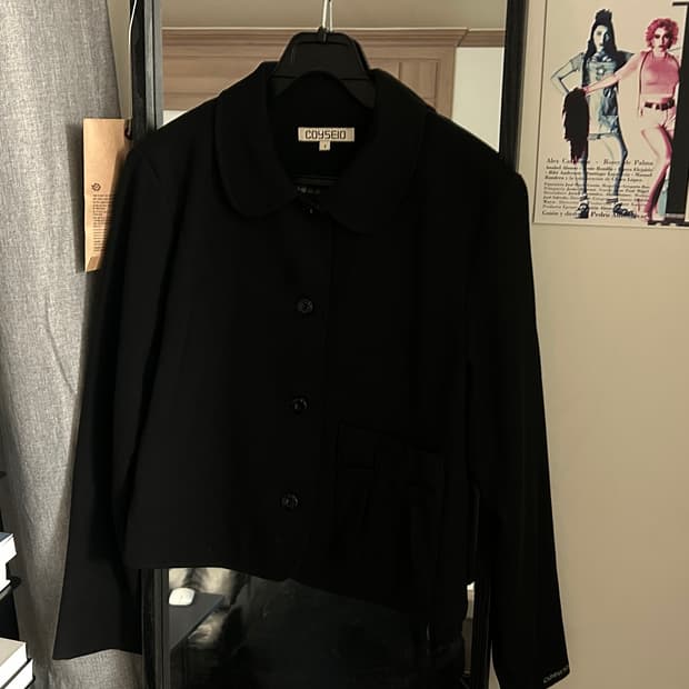 COYSEIO ribbon jacket black 