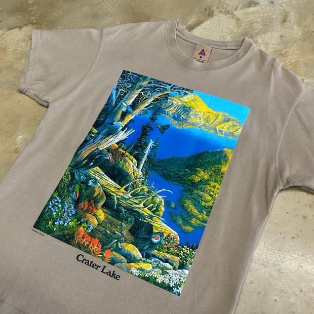 XL 나이키 ACG 프린트 반팔티