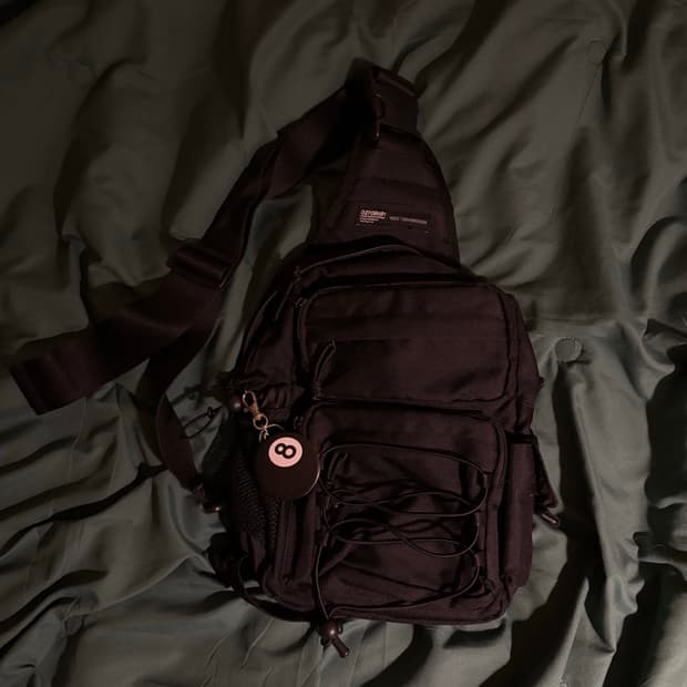 빈티지 크로스 힙색 키링 포함