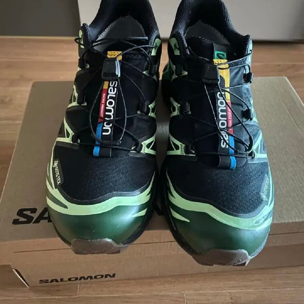 살로몬 XT-6 고어텍스 블랙에덴   270