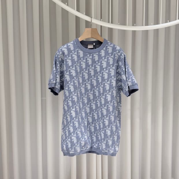 (S급/L) / 26S/S 신상 디올 오블리크 반팔 티셔츠 레귤러핏