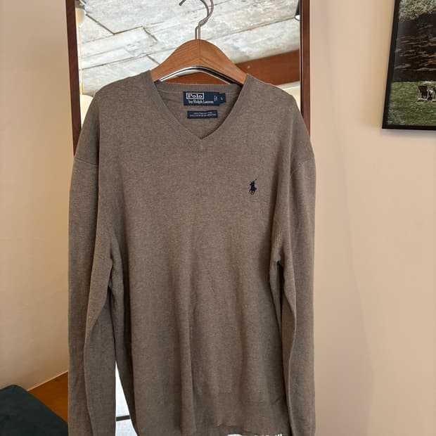 폴로 랄프로렌 브이넥 니트 L