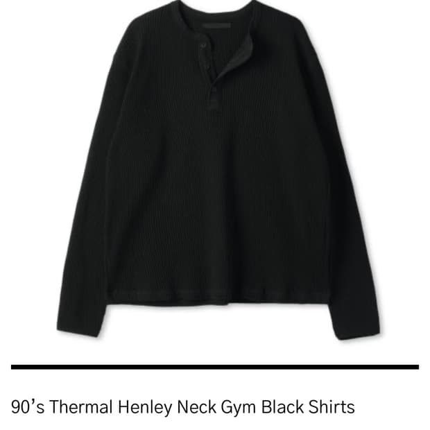 Htae Thermal Henley Neck 1사이즈 써멀 헨리넥
