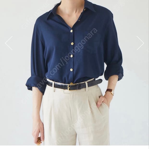 얼바닉 Bleu 셔츠 새상품 