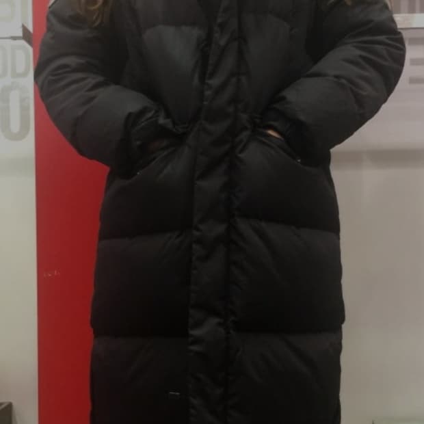 Millet  보웰 벤치코트 여성 덕다운 롱패딩 블랙 90