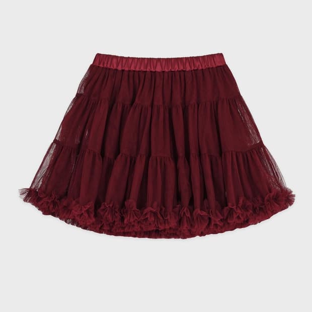 시눈 튜튜스커트 와인