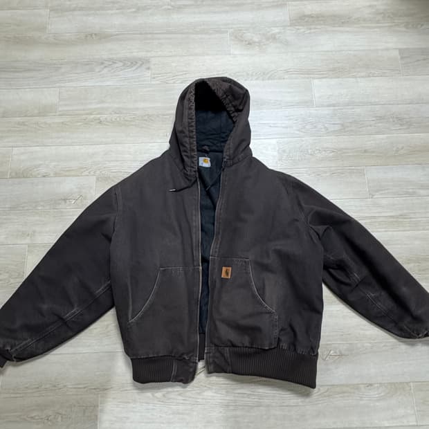 2XL 칼하트 덕 액티브 후드자켓 j130 DKB 다크브라운