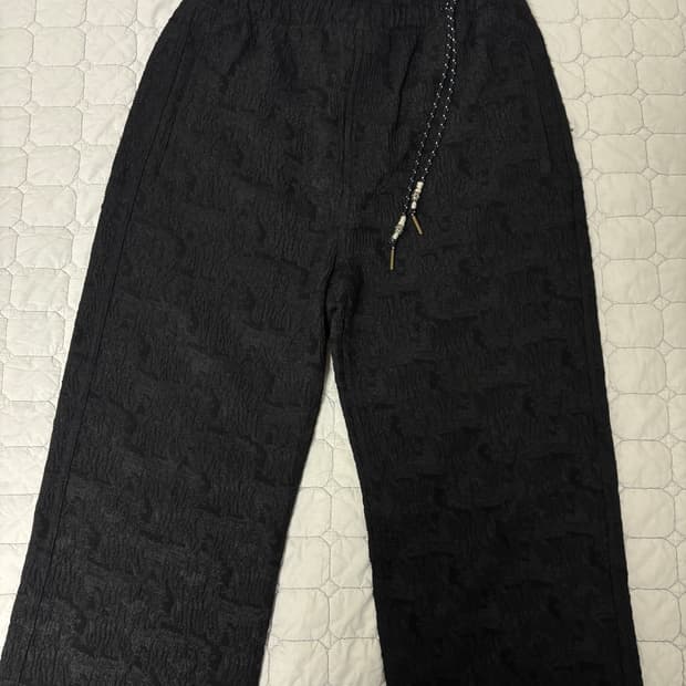 [L] 앤더슨벨 자카드 트랙팬츠