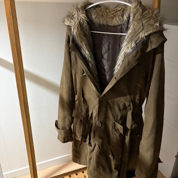 빈티지 모리 너드 야상자켓 털 탈부착