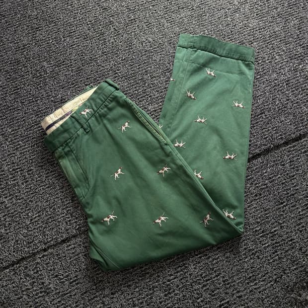 폴로 랄프로렌 오리지널 헌트독 자수 치노 팬츠 2903