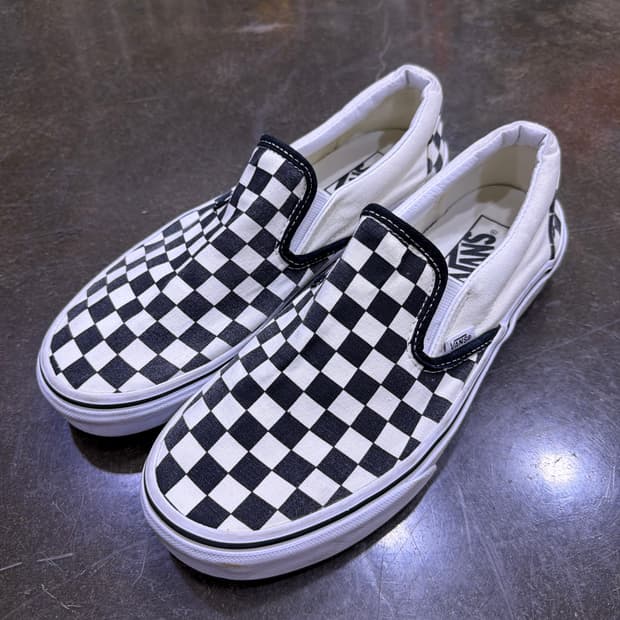 반스 체커보드 슬립온 스니커즈 260