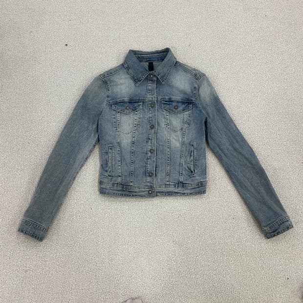베네통 연청 데님 청재킷 1223HS1